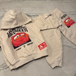 Zara Kids Lightning McQueen Matching Set